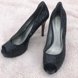 Guess Peep Toe Platform Pump